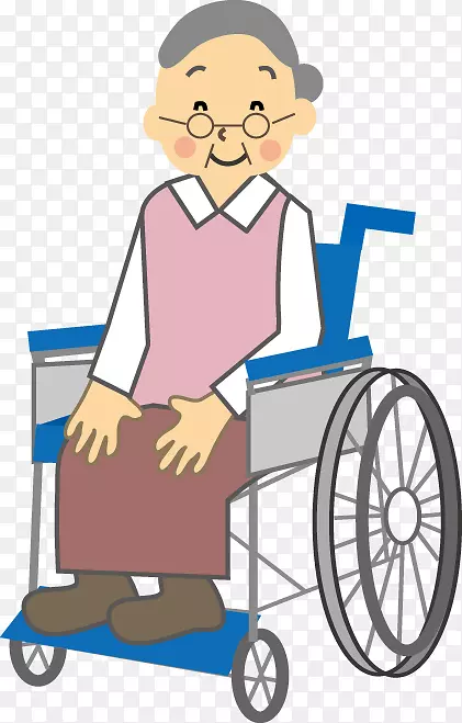 老年轮椅照顾者家庭护理服务祖父母轮椅