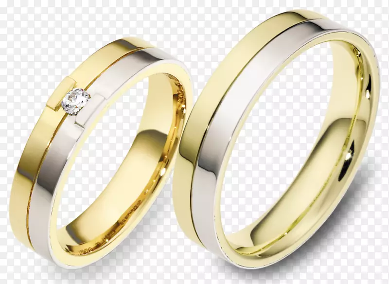结婚戒指钻石白金戒指