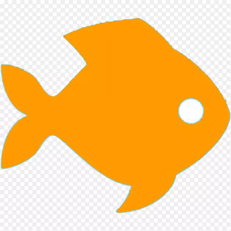 红鱼油炸鱼电脑图标剪贴画-鱼