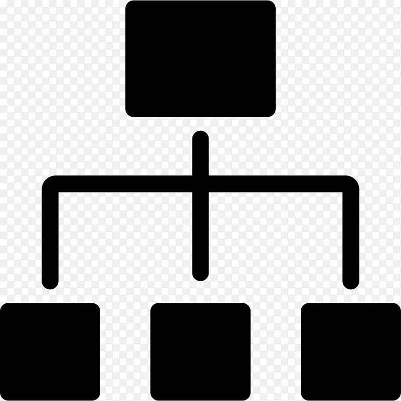 组织结构图组织结构计算机图标分层组织-业务