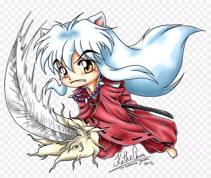 因纽亚沙Shippo kikyo Kagome Higurashi Miroku-InuYasha