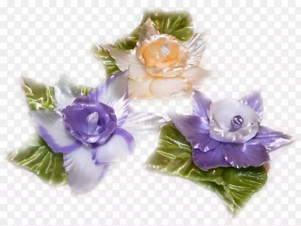切花花卉设计紫色画花