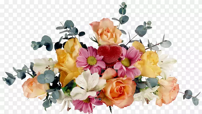 花束花园玫瑰桌面壁纸-花