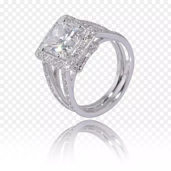 订婚戒指纸牌钻石戒指