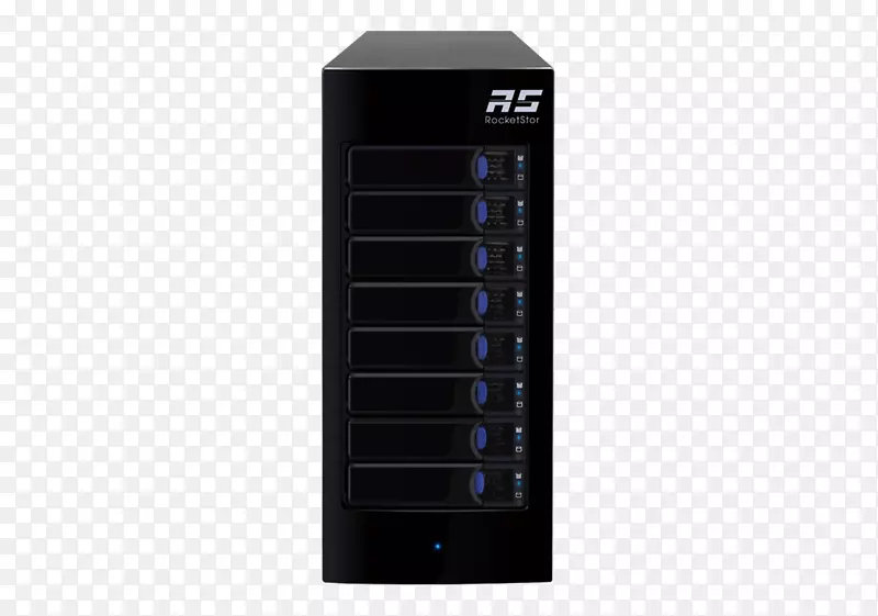 磁盘阵列计算机机箱和外壳RAID数据存储雷电.usb