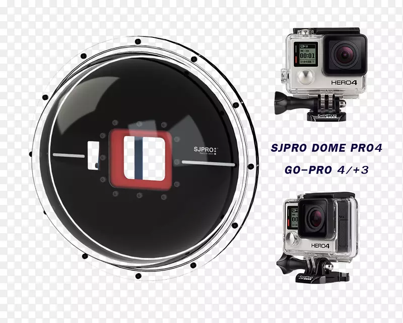 照相机镜头GoPro Hero4银色版GoPro Hero4黑色版-照相机镜头