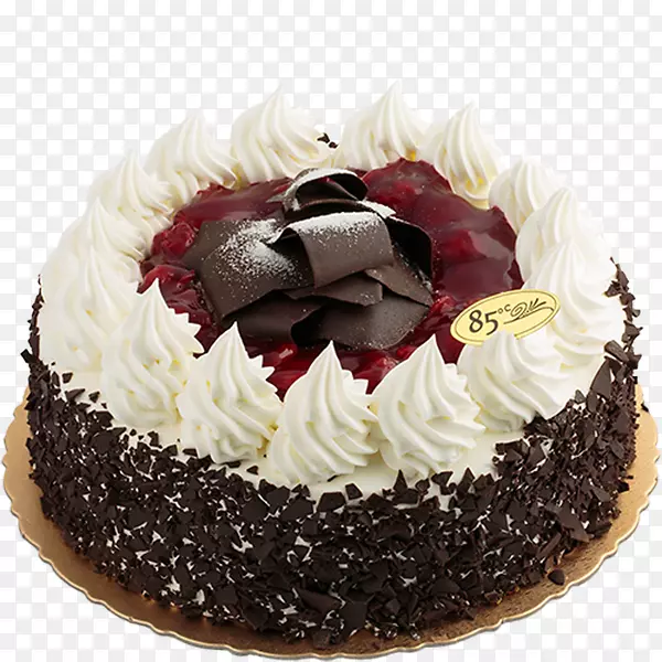 黑森林糖霜巧克力松露蛋糕巧克力蛋糕