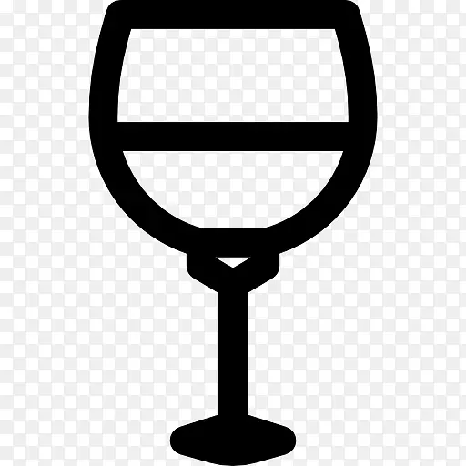 酒杯电脑图标.葡萄酒