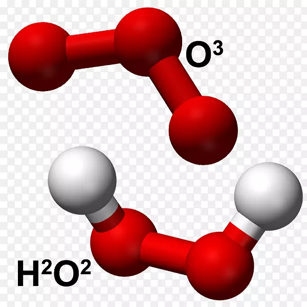 氧臭氧分子过氧化氢原子