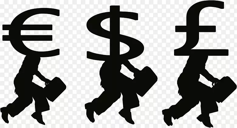 钱袋剪影剪贴画-人钱PNG图片素材下载_图片编号4388999-PNG素材网
