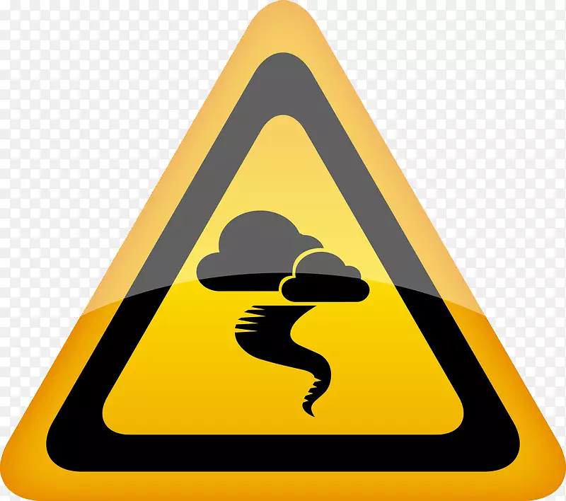 龙卷风警告1999俄克拉荷马州龙卷风爆发警告标志风暴警告-龙卷风