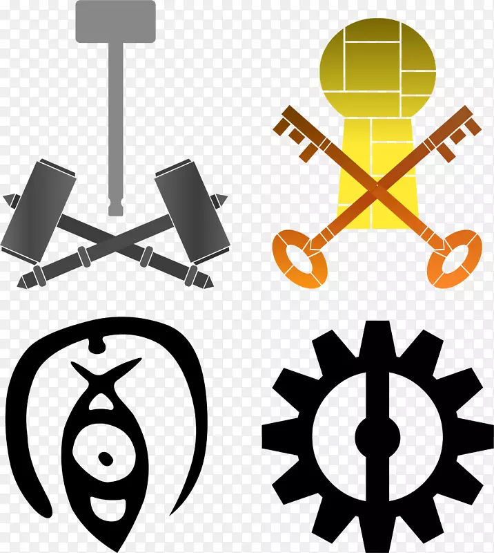 计算机图标符号组织标志-医生符号