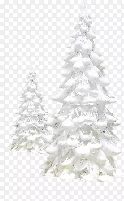 冬季松树-圣诞树