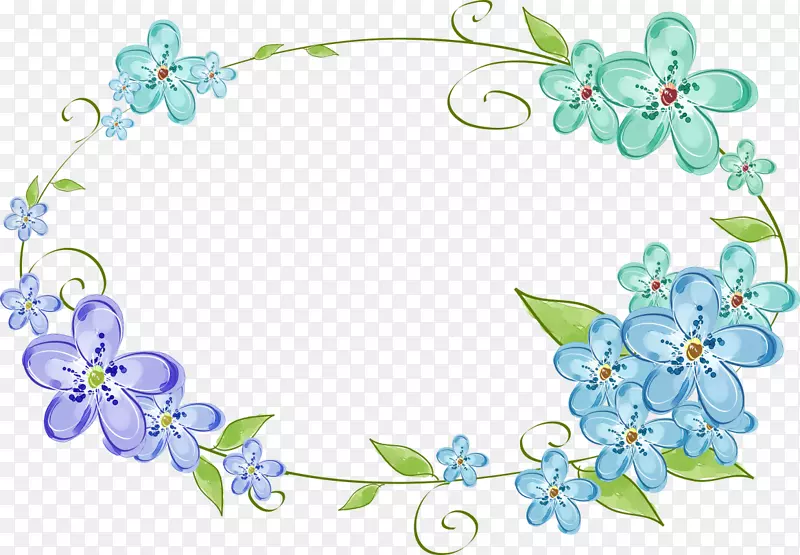 花卉设计画框