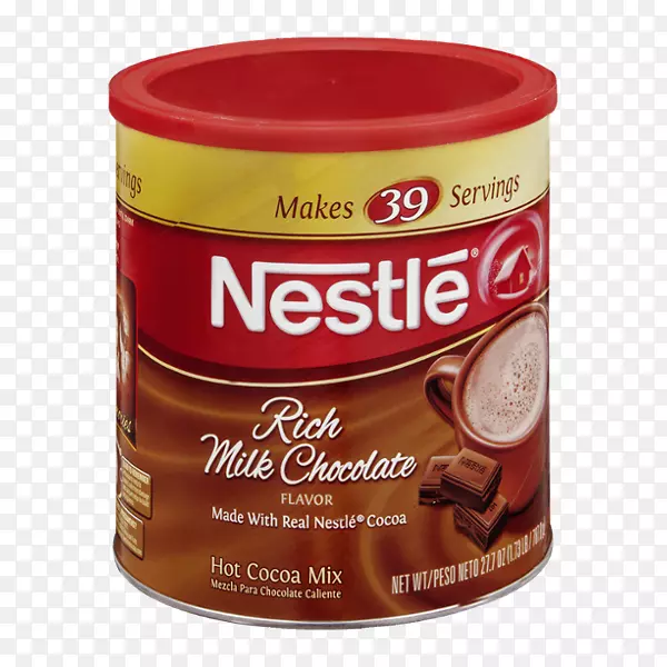 热巧克力巢浓牛奶巧克力热可可混合物热可可混合巧克力牛奶-热巧克力