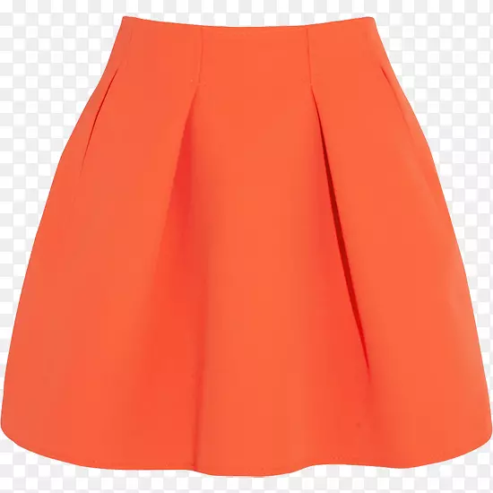 裙子服装橙色Женскаяодежда腰带-橙色