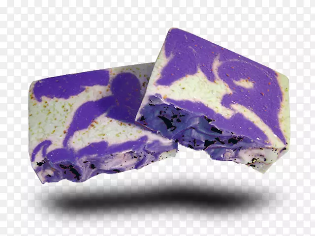 紫紫水晶长方形皂制