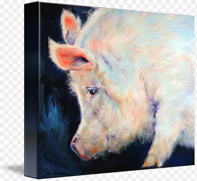 猪油画水彩画艺术