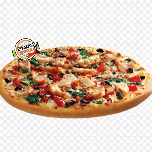 加利福尼亚式比萨饼西西里披萨芝士面团菜单比萨饼