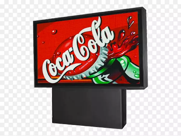 可口可乐汽水碳酸瓶冰户外广告