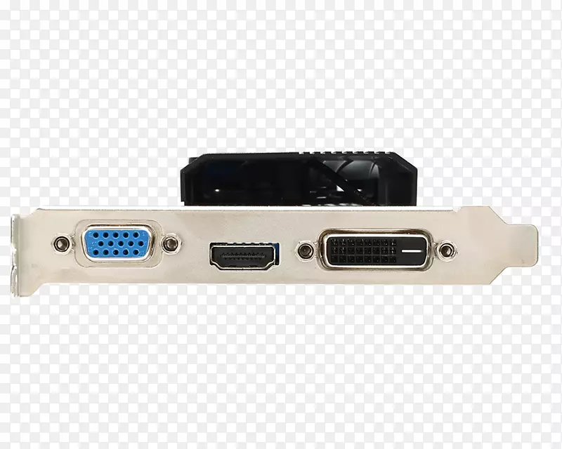 HDMI显卡和视频适配器GDDR 3 SDRAM PCI Express Radeon-低轮廓