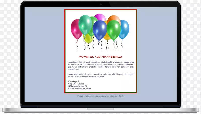 HTML电子邮件在线广告响应网页设计-营销活动