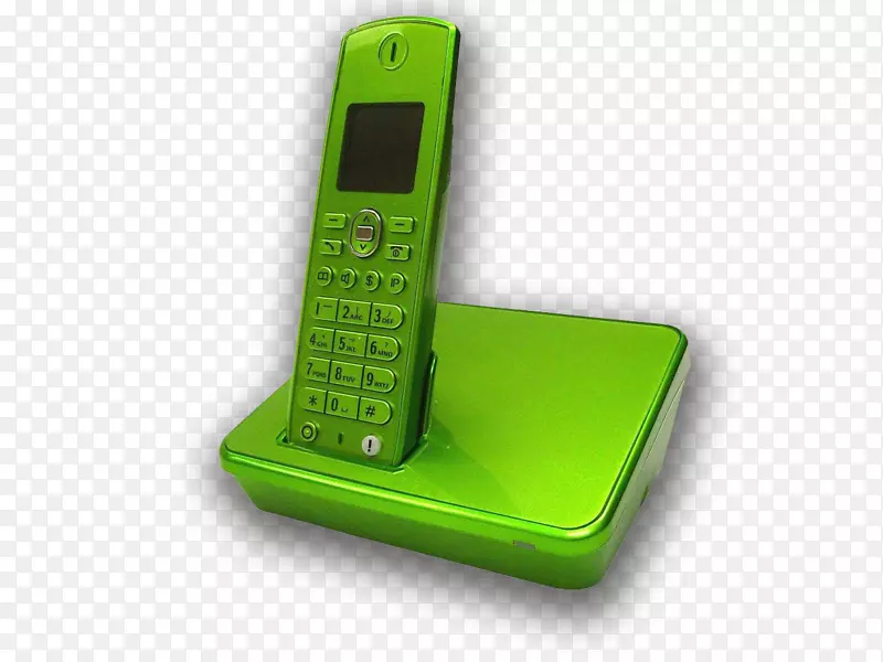 特征电话数字增强无绳通信无绳电话gsm-绿雾
