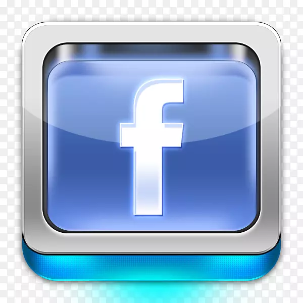 社交媒体电脑图标如按钮图标设计.社交媒体