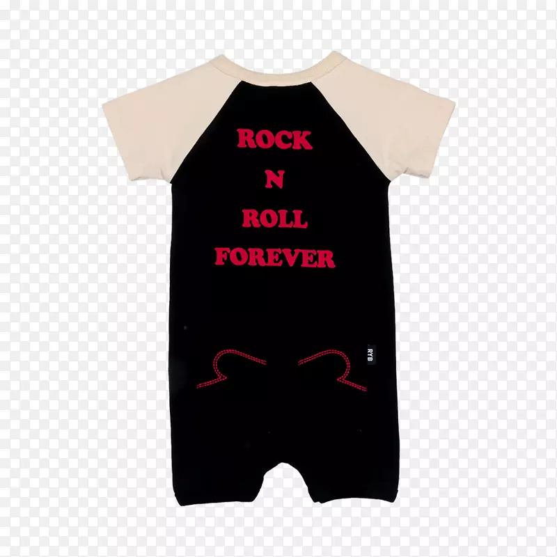 t恤袖子婴儿和蹒跚学步的婴儿一件摇滚乐你的婴儿套装摇滚乐