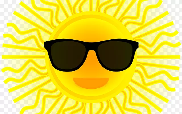 太阳镜眼镜-射线-禁令剪贴画-夏季大拍卖海报