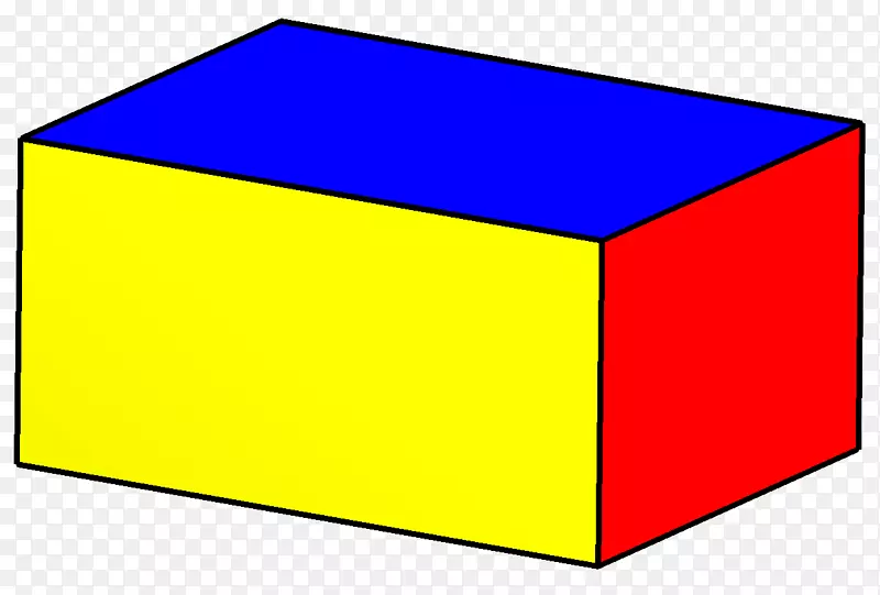 角长方体多边形几何剪贴画角