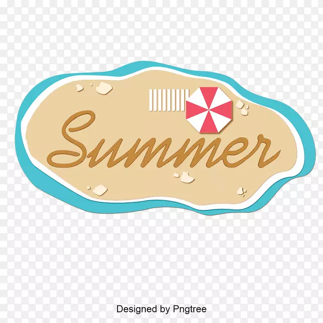 商标夹艺术-夏季标签