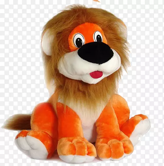狮子填充动物&可爱的玩具熊毛绒-狮子