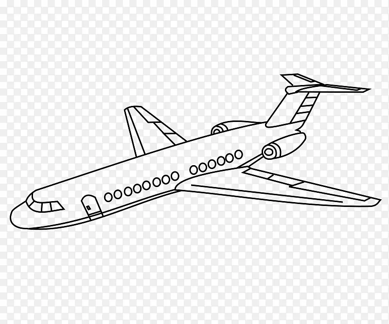 飞机喷气式飞机商务喷气式剪贴画飞机