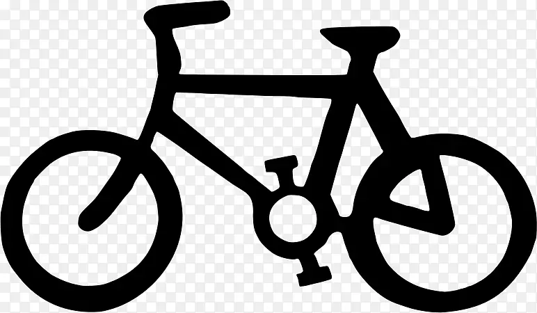 交通标志-道路自行车警告标志-自行车斜坡