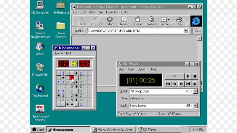 Windows 95 microsoft windows 98操作系统-windows 95