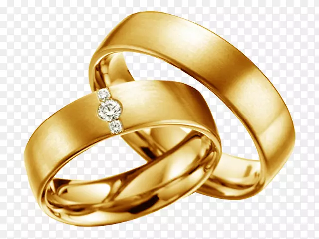 结婚戒指金订婚戒指białe złoto-婚姻