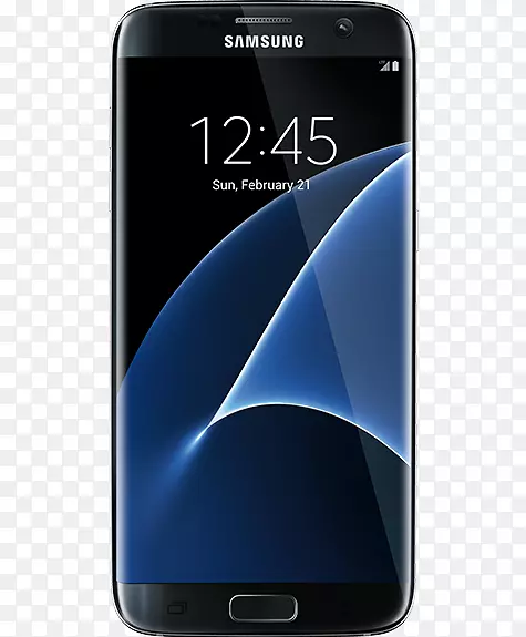 三星星系S7边缘32 gb android智能手机-银边
