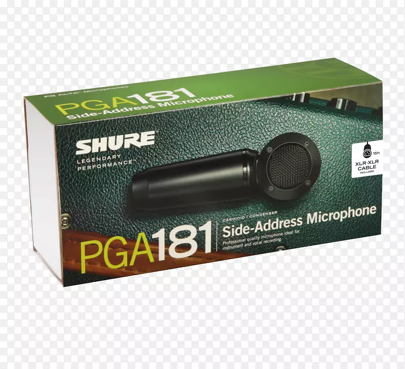 麦克风xlr连接器shure pga 181 xlr冷凝器微泡沫.产品说明