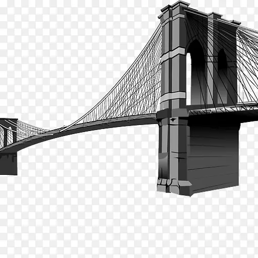 布鲁克林桥房地产剪贴画-桥牌