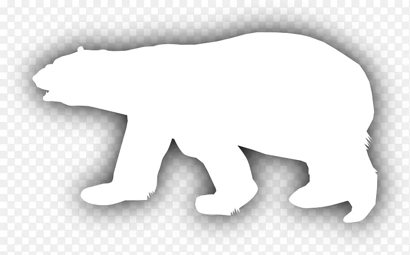 北极熊犬科剪贴画-熊