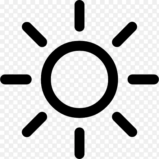 计算机图标太阳光剪贴画.