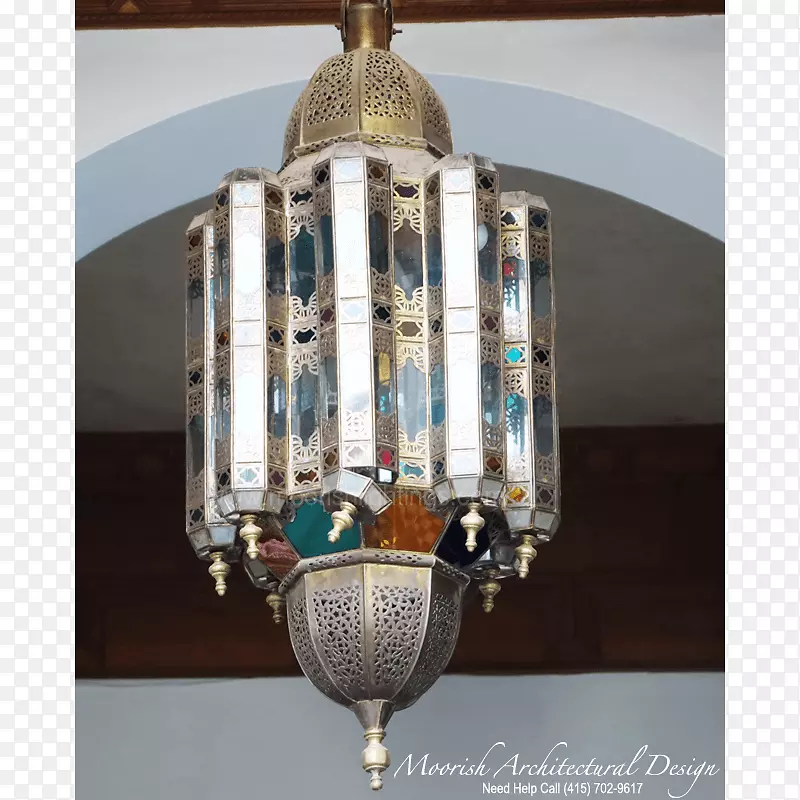吊灯摩洛哥菜摩洛哥风格的玻璃灯笼-玻璃