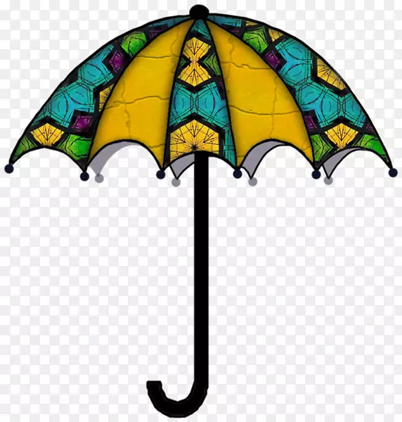 伞画艺术剪贴画雨伞