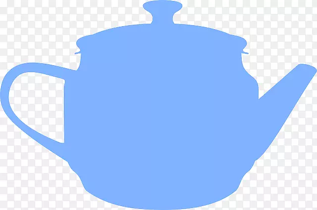 茶壶轮廓茶杯-茶