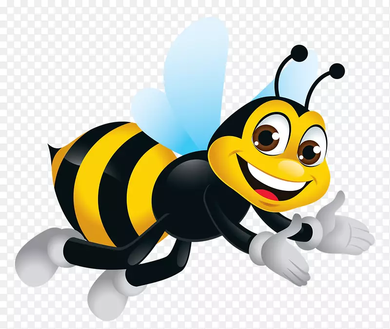 欧洲黑蜂昆虫大黄蜂剪贴画-蜜蜂