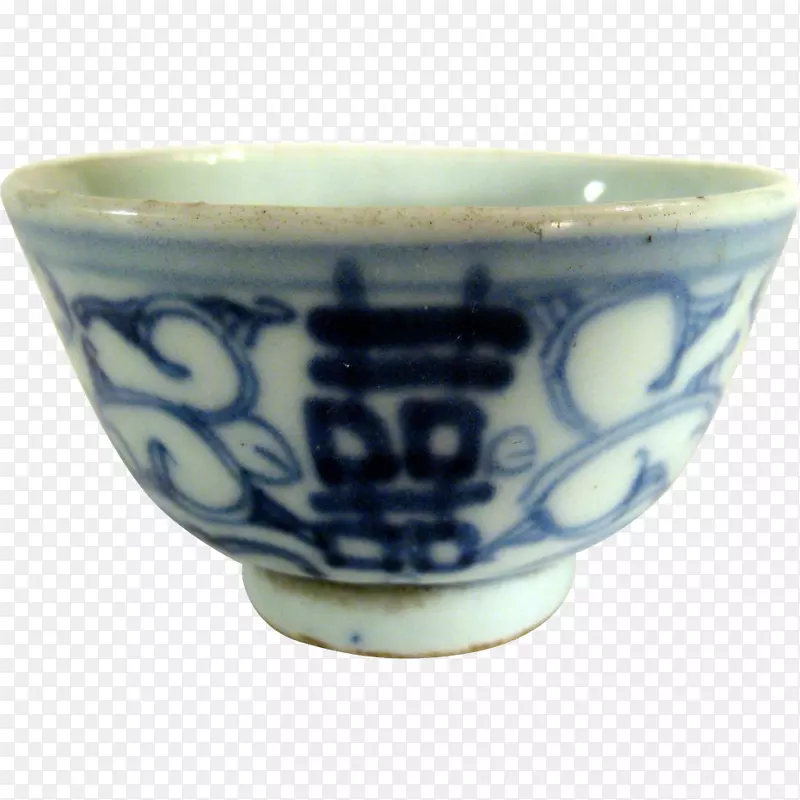青花陶器菜瓷杯