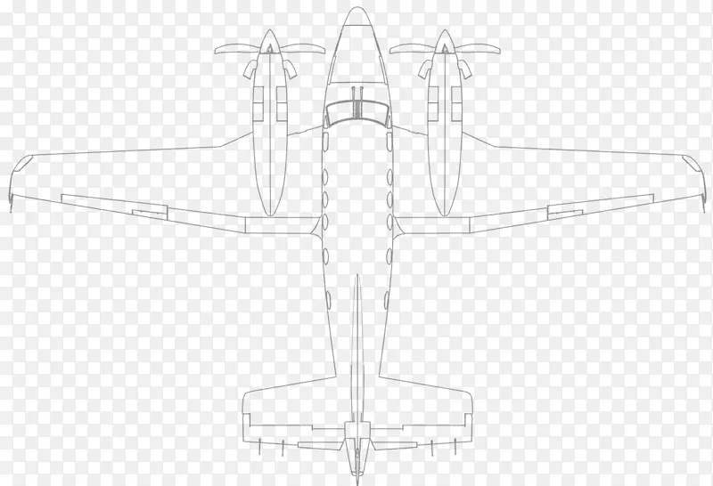 飞机螺旋桨草图-飞机