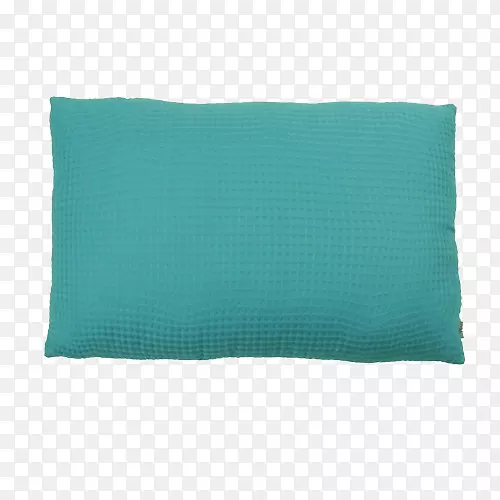 投掷枕头绿松石垫长方形枕头