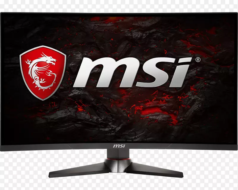 msi optix mag24c电脑显示器1080 p微星国际阿拉伯